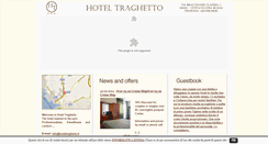 Desktop Screenshot of hoteltraghetto.it